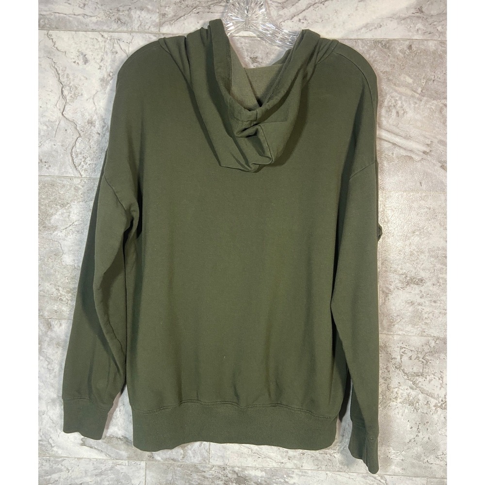 Buffalo David Britton Men's Sz S Army Green Pullover Hoodie Sweatshirt - Picture 2 of 9